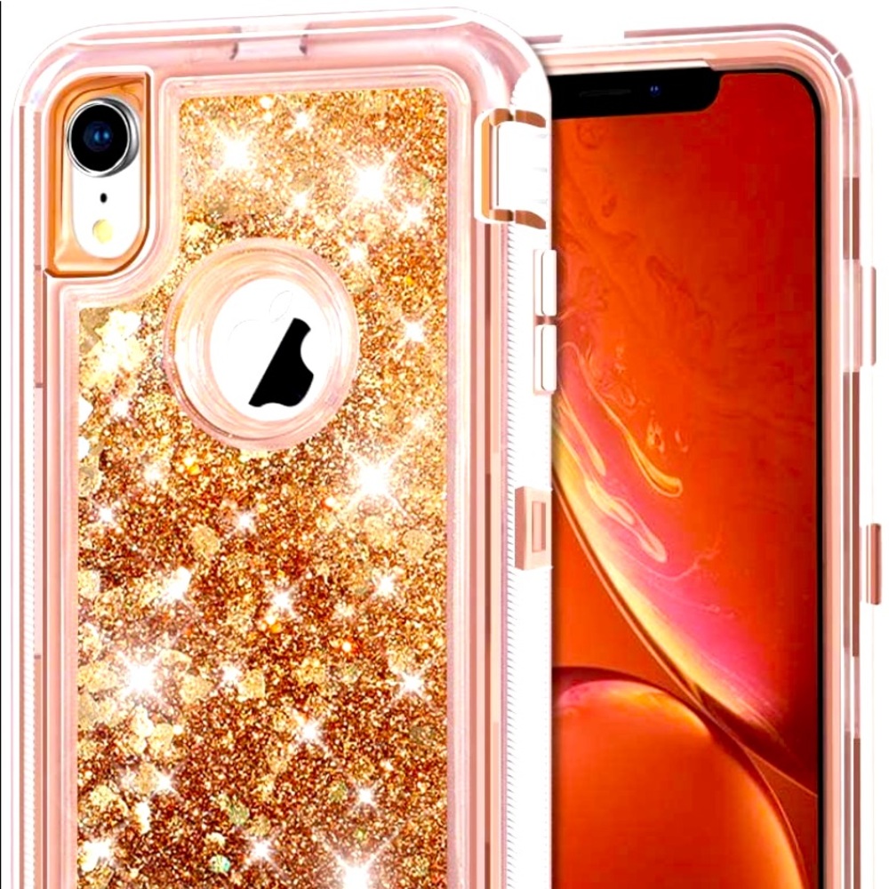 IPHONE XR CASE .. ROSE GOLD